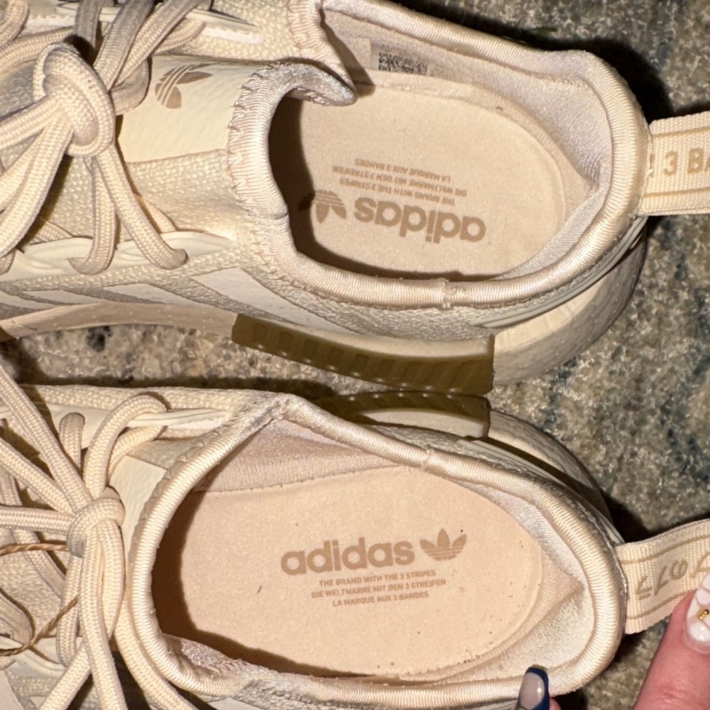 adidas Cream Athletic Shoes - Picture 4 of 8